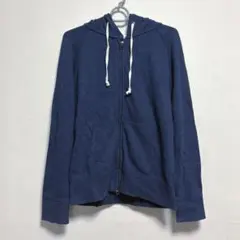 無印良品 ジップパーカー ネイビー Lサイズ