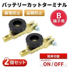 B端子用 バッテリーカット ターミナル 2個 カットオフスイッチ キルスイッチのサムネイル