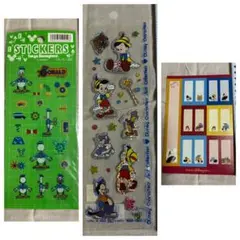 ディズニー　ステッカー　３枚セット