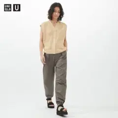 UNIQLO U タックジョガーパンツ　オリーブ　70