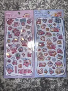 【新品　正規品】カービィ プチドロップシール ２種セット