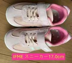 IFME スニーカー 17.0cm ピンク