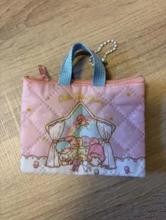 サンリオキャラクターズ　レトロレッスンバッグミニキーホルダー　ガチャ　キキララ