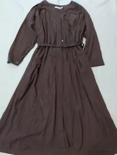 URBAN RESEARCH ロングワンピース ブラウン