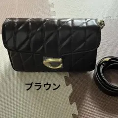 コーチ チェーン タビー ショルダー キルティング26 ブラウン アウトレット