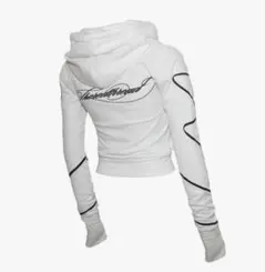 S embroidery ribbon hoodie THEREDTHREADのサムネイル