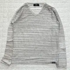 アズールバイマウジー スラブ天竺Vネックカットソー コットン 春服のサムネイル