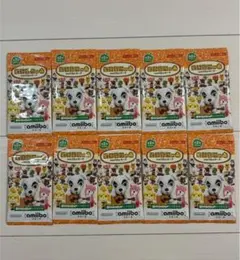 新品未開封 どうぶつの森 amiibo カード 第2弾 10パック セット