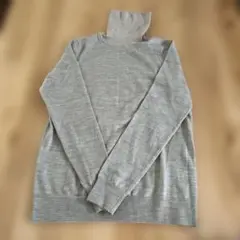 無印良品　ブラウンタートルネックニット 長袖M