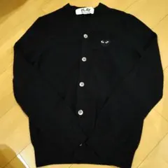 PLAY COMME des GARÇONS 블랙 카디건 S