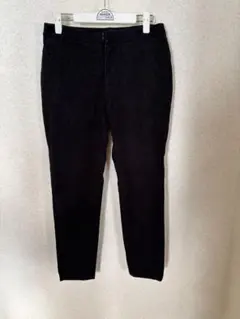 黒いカジュアルパンツ コットン79%