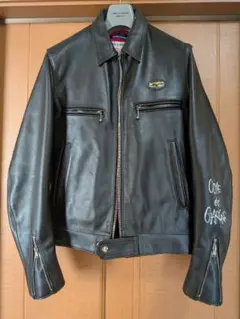 新品 青山 限定 コムデギャルソン クレイジー ルイスレザー ライダース