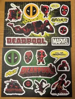 MARVEL デッドプール DEADPOOL Happyくじ ステッカー シート