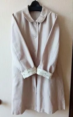SM2 サマンサモスモス　綿麻　コート　ベージュ　レース