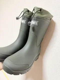 WHIMUTA レディース レインブーツ オリーブグリーン