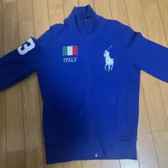 希少 Polo by Ralph Lauren ビッグポニー 青 ジャンパー S