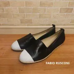 未使用　美品　FABIO RUSCONI バイカラー フラットシューズ　41のサムネイル
