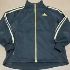 adidas アディダスCLIMALITEゴールドラインブラックジャージ　140