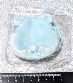 ぬいぐるみ用リュック　くま　耳　しっぽ　ブルー　水色　未使用　ガチャ