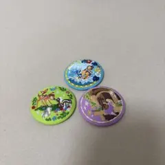 ディズニー 刺繍缶バッジ 3種セット