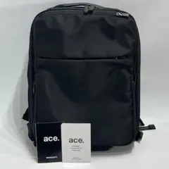 美品 /エース ガジェタブルR リュック 11L A4ファイル 黒 68001