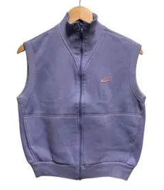 80's ビンテージ☆NIKE ナイキ 紺タグ スウェット ベスト M 紫