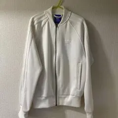 アディダス SST トラックジャケット 白 S