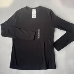 UNIQLO 黒 長袖Tシャツ XL
