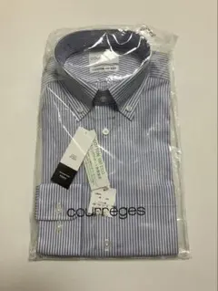 【新品】courreges ストライプワイシャツのサムネイル
