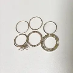 SHEIN指輪6個セットのサムネイル