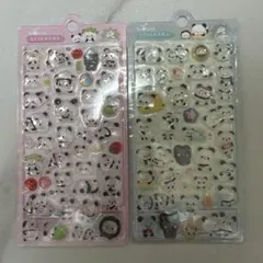 パンダキャラクターシールセット