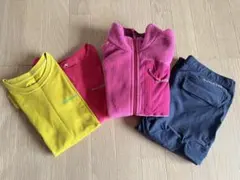 mont-bell 4点セット　フリース・長Tシャツ・Tシャツ・パンツ