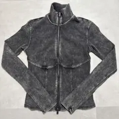 Ｈ&M ウォッシュドルックフルジップカーディガン 長袖