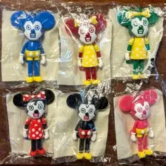 ミッキー＆ミニー〜キュービックマウス〜 プラプラキーチェーンフィギュア　全6種類