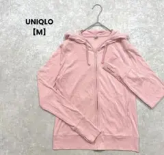 UNIQLO ピンク フード付きパーカー M