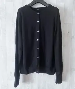 UNIQLO ユニクロ UVカット クルーネックカーディガン 長袖 M