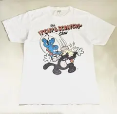 ザ・シンプソンズ『イッチー＆スクラッチー・ショー』プリントTシャツXL