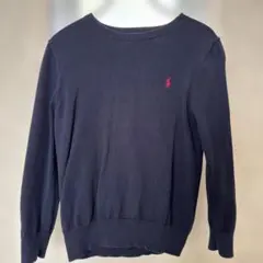 Polo ラルフローレン　春　コットン　クルーネック セーター