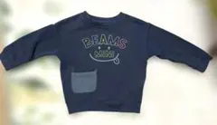 BEAMS MINI ネイビー トレーナー 100cmのサムネイル