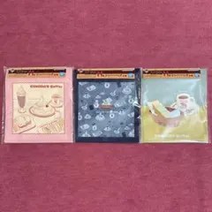 コメダ珈琲店 一番くじ H賞 ジッパーバッグ 3種セット