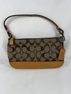COACH コーチ ハンドバッグ　ポーチ　シグネチャー　ワンショルダー　6094