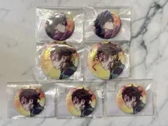 鬼滅の刃 「繋ぐ」描き下ろしイラストくじ 缶バッジ⑦➕ステッカー③セット