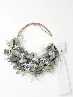 ブルーファンタジア♡ナチュラル♡リースブーケ