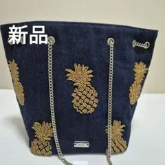 新品未使用タグ付き NINA BAGS ニーナ ラフィアバッグ かごバッグ