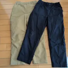 UNIQLO　ストレッチウォームイージーパンツ　キッズ　130 2点