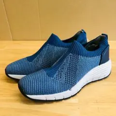 美品 fitfit シアーニットスリッポン グリップスニーカー 24.5cm