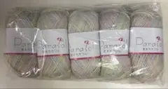 パステル色 毛糸 5個セット