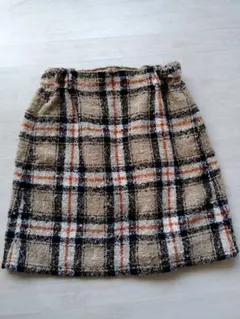 GU チェック柄 スカート