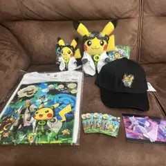 ポケモンGO 10周年限定品 Tシャツ キャップ マスコット ほか 9点セット ポケモンGO 10周年限定品 Tシャツ キャップ マスコット ほか 9点セット
