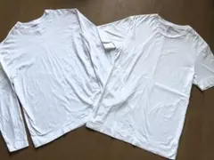 白Tシャツ　2枚セット　ユナイテッドアローズ　半袖　日本製　無印　長袖